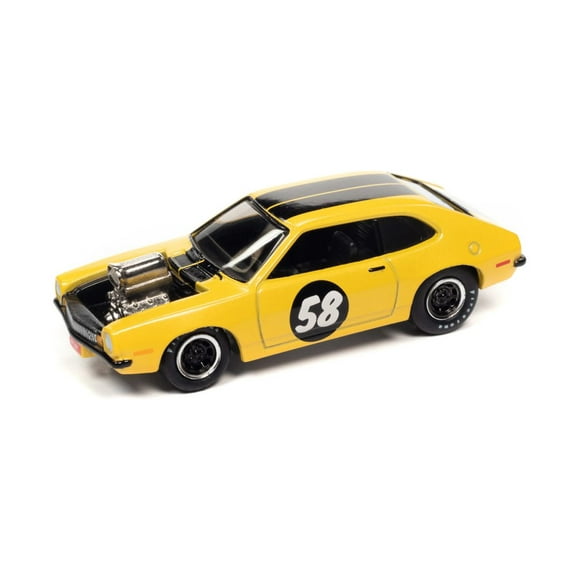 1971 Ford Pinto, Fluorescent Orange - Johnny Lightning JLSP183 - 1/64 scale Diecast Car