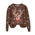 thumbnail image 4 of Futezty Christmas Print Sweatshirt Sweatshirts for Women Merry Gifts, 4 of 4