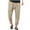 Khaki(mens pants), variant on GuangCheng George Mens Lightweight Textured Cargo Joggers,Elastic Drawstring Waist Casual Cuffed Pants with Pockets,Black,Size L