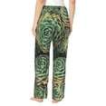 thumbnail image 3 of Goofa Succulents Printed Soft Pajama Pants for Women, Wide Leg Comfy Casual Lounge Yoga Pants-X-Large, 3 of 9