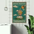 thumbnail image 2 of LOLUIS Inspirational Vintage Mental Health Awareness Wall Art, Counseling Therapy Positive Office Decor, Grow Positive Thoughts Poster DS3, 2 of 5