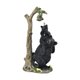 thumbnail image 2 of Estatua de oso negro Figura de oso negro Divertida y encantadora decoración navideña de escritorio Estilo A, 2 of 9