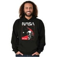 thumbnail image 5 of NASA Worm Logo Outer Space Astronaut Hoodie Sweatshirt Women Men Brisco Brands S, 5 of 6