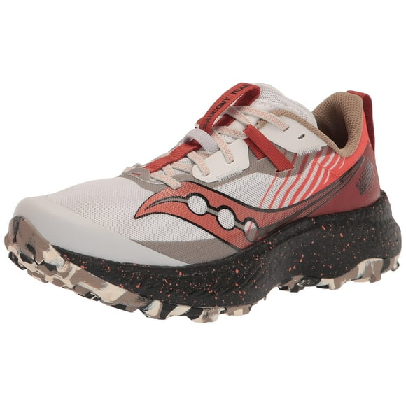Saucony Women's Endorphin Edge Hiking Shoe, Fog/Zenith, 10