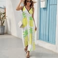 thumbnail image 6 of Lunarable Pineapple Art Sleeveless Dress Women's Summer Suit Dresses for Women 2025 Luxury Party Dress, 6 of 7