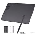 thumbnail image 1 of VinSa T605 Graphics Tablet 6.7''x4.2'' 8192 Pressure Levels Battery-Free Stylus Black, 1 of 6
