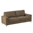 thumbnail image 3 of CorLiving Cory Contemporary Brown Chenille Fabric Sofa Set, 3 of 6