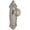 Satin Nickel, variant on grandeur parthenon door knob with grande victorian plate