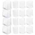 thumbnail image 1 of 16 pares Clear Heel Protector Tips Taps Caps Protectores de talón sin esquema para zapatos de tacón alto, 1 of 6