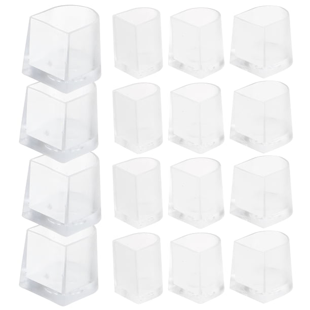 16 pares de protectores de talón transparentes, protectores de punta de talón antideslizantes para zapatos de tacón alto.