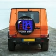 thumbnail image 7 of DouZhe Waterproof Spare Tire Cover, Halloween Spooky Vibes Prints Adjustable Wheel Covers Fit for Jeep Trailer RV SUV Car, 16 inch, 7 of 7
