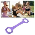 thumbnail image 2 of 1 Pc Durable 8-Shaped Yoga Stretch Band for Yoga and Home Fitness Purple, 2 of 4