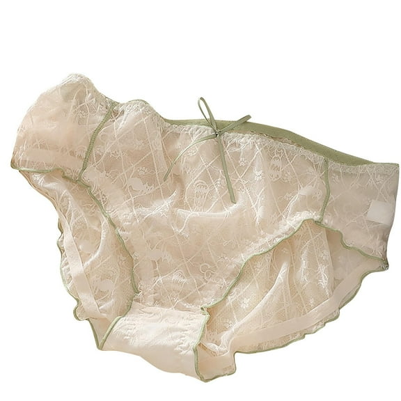 Wancir Womens Sexy Underwear Lace Panties High Waisted Plus Size Ladies Brief for Women