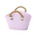 thumbnail image 3 of DYNWAVECA Flower Pot Planter Plant Container with Handles Iron Flower Planter Metal Bucket Desktop Storage Barrel for Balconies, Patios Pink, 3 of 10