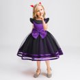 thumbnail image 2 of OVINYER Toddler Kids Girls Bowknot Tulle Pageant Dress Party Child Gown Princess Dresses Baby Trendy Sundress, 2 of 9