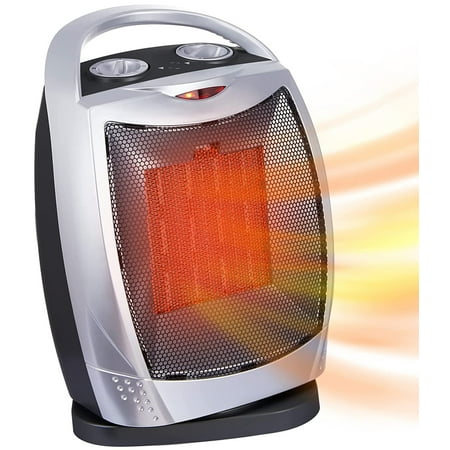 

Oscillating Portable Ceramic Space Heater 750/1500W Personal Heater