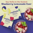 thumbnail image 5 of Craftmix Blueberry Lemonade Mix - 12 Packets - Easy Powder Drink with Real Fruit - Vegan, Low-Carb, Non-GMO, Dairy Free, Gluten-Free - Water Enhancer, Skinny Cocktail Mixers, Instant Mix Mocktail Kit, 5 of 5