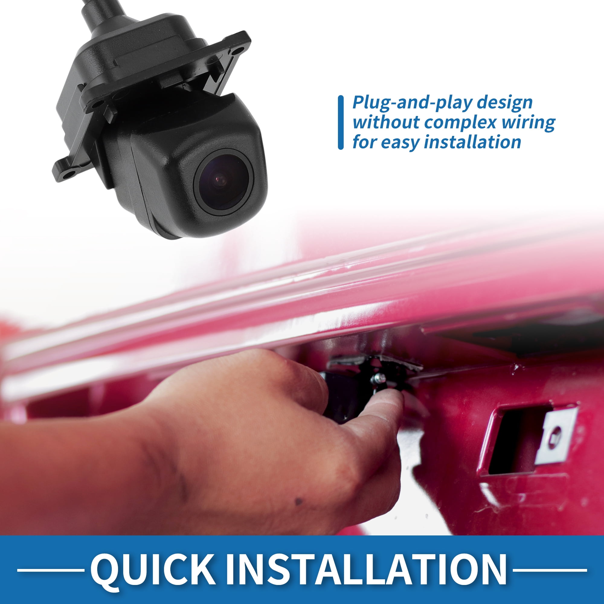 Unique Bargains Rear View Camera for Kia Sportage EX LX SX Turbo 2017 2018 2019