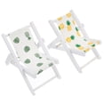 thumbnail image 1 of 2Pcs Modèles de Chaise de Plage Décoratifs Mini Ornements Paysagers Accessoires de Photographie, 1 of 9