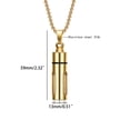 thumbnail image 3 of Decorative Cremation Urn Necklace Jewelry Bottle Memorial Necklace Diffuser Clavicle Chain for Women, 3 of 9