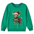 thumbnail image 4 of Toddler Baby Boys Girls Knit Oversized Sweaters Crew Neck Cute Print Fall Winter Pullover Casual Sweatshirts for Gifts,Khaki,12 Months, 4 of 4