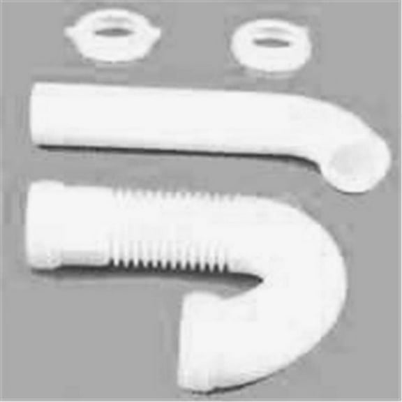 PP21240 Flex - N - Fix PVC Adjustable P - Trap, White