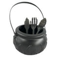 thumbnail image 3 of Halloween Candy Bucket Cauldron Bowl with Utensil Set for Children Trick or Treat and Spooky Party Decorations, 3 of 9