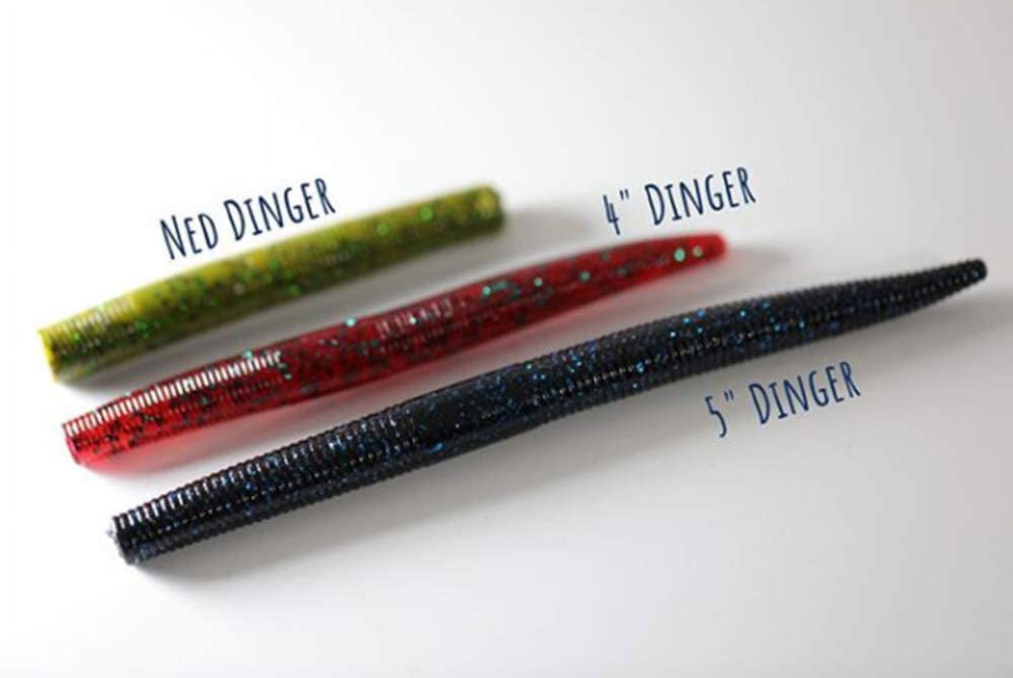 YUM Dinger Fishing Lure Soft bait Worm Camo 5 in 
