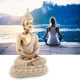 thumbnail image 1 of Estatua de Buda Tallada Estatua de Piedra Arenisca Resina Meditando Para Estatua de Buda Sentado Tallada Estatuilla Artesanía para Decretión del Hogar Ornamento, 1 of 7