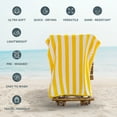 thumbnail image 5 of Casa Platino Beach Towel Set of 2, Light Weight, Quick Dry Towel, Large Beach Towels 30"x60", Beach Towel Set - Yellow, 5 of 8