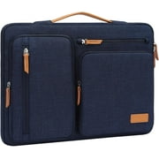 MOSISO 9-11"Tablet Sleeve Case for iPad A16 2025, iPad Air 11 inch M3 M2, iPad Pro 11 M4, iPad 10/9/8/7th, Galaxy Tab A9+/S9/S8/Plus 11, Side Open Carrying Bag with 4 Zipper Pockets