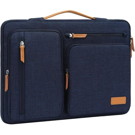 MOSISO 9-11"Tablet Sleeve Case for iPad A16 2025, iPad Air 11 inch M3 M2, iPad Pro 11 M4, iPad 10/9/8/7th, Galaxy Tab A9+/S9/S8/Plus 11, Side Open Carrying Bag with 4 Zipper Pockets