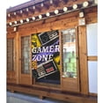 thumbnail image 3 of Doorway Drape Split Curtains, Game Time Gamer Zone Room Divider Privacy Door Curtains, 34" x 56", 3 of 6