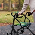 thumbnail image 4 of HELLHERO Rollator Walker Seat and Backrest Rollbar Covers Set Easy Fit Reusable Rollator Walker Seat Covers & Gold Coin Rainbow Non-Slip Fit for Stretchable Material, 4 of 7