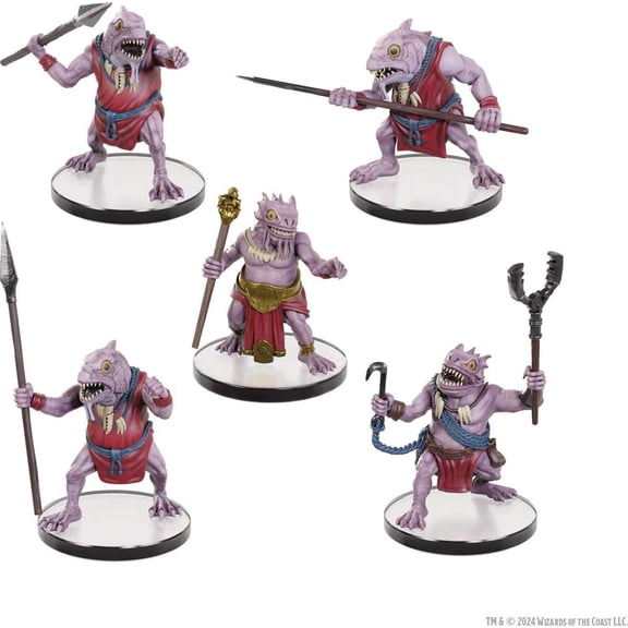 Dungeons & Dragons Icons of the Realms Kuo-Toa Warband Miniature Boxed Set [5 Figures]