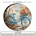 thumbnail image 2 of Heavy Duty Spare Tire Cover 12inch Bicycle And Autumn Leaves Universal Wheel Tire Covers Waterproof Dust-Proof Tire Protectors Spare Tire Cover Maple Leaf Bicycle Fit for SUV Truck Travel Trailer, 2 of 8