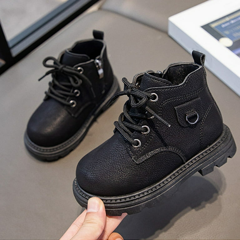 Zecgelong Winter Boots Kids Toddler Ankle Boots Girls Ankle