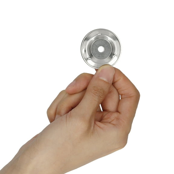 50pcs Tambourine Bell Ring Jingle Bell Stainless Steel for Handbell Tambourine Church Tambourines