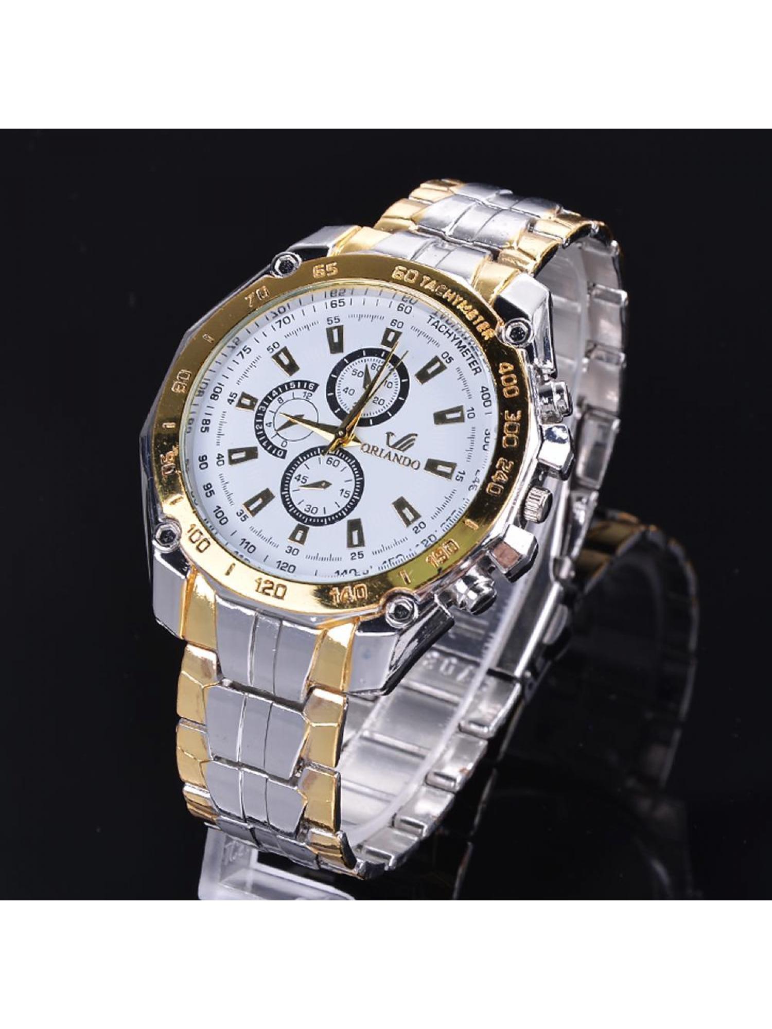 Generic - Men Wrist Watches,Luxury Stainless Steel Analog  