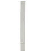 Ekena Millwork 6"W x 104"H x 2 1/4"D with 13 1/4" Attached Plinth, Fluted Pilaster (each)