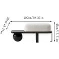 thumbnail image 3 of Foot Stools Ottoman Shoe Bench Shoe-Changing Bench, Solid Wood B&B Sofa, Shoe-Changing Stool, Entrance Hall, Leisure Bedside Stool Shoe Changing Stool(B,S100cm), 3 of 5
