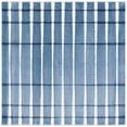 thumbnail image 2 of Safavieh Groove Alaina Geometric Striped Area Rug, Blue/Ivory, 6'7" x 6'7" Square, 2 of 11
