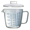 thumbnail image 1 of 1PC Home Measuring Glass with Glass Lid Heat-resistant Glass Measuring Cup, 1 of 9