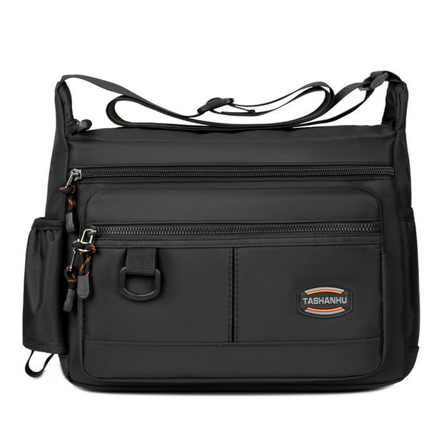 Bandolera de tela Oxford para hombre de gran capacidad