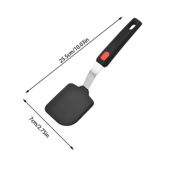 Kitchen Utensil Set 5 Spatulas Silica Gel Kitchen Utensils Non-Stick Set of Kitchen Utensils Heat Resistance to 600 Fahrenheits for Eggs Pancakes Suitable For