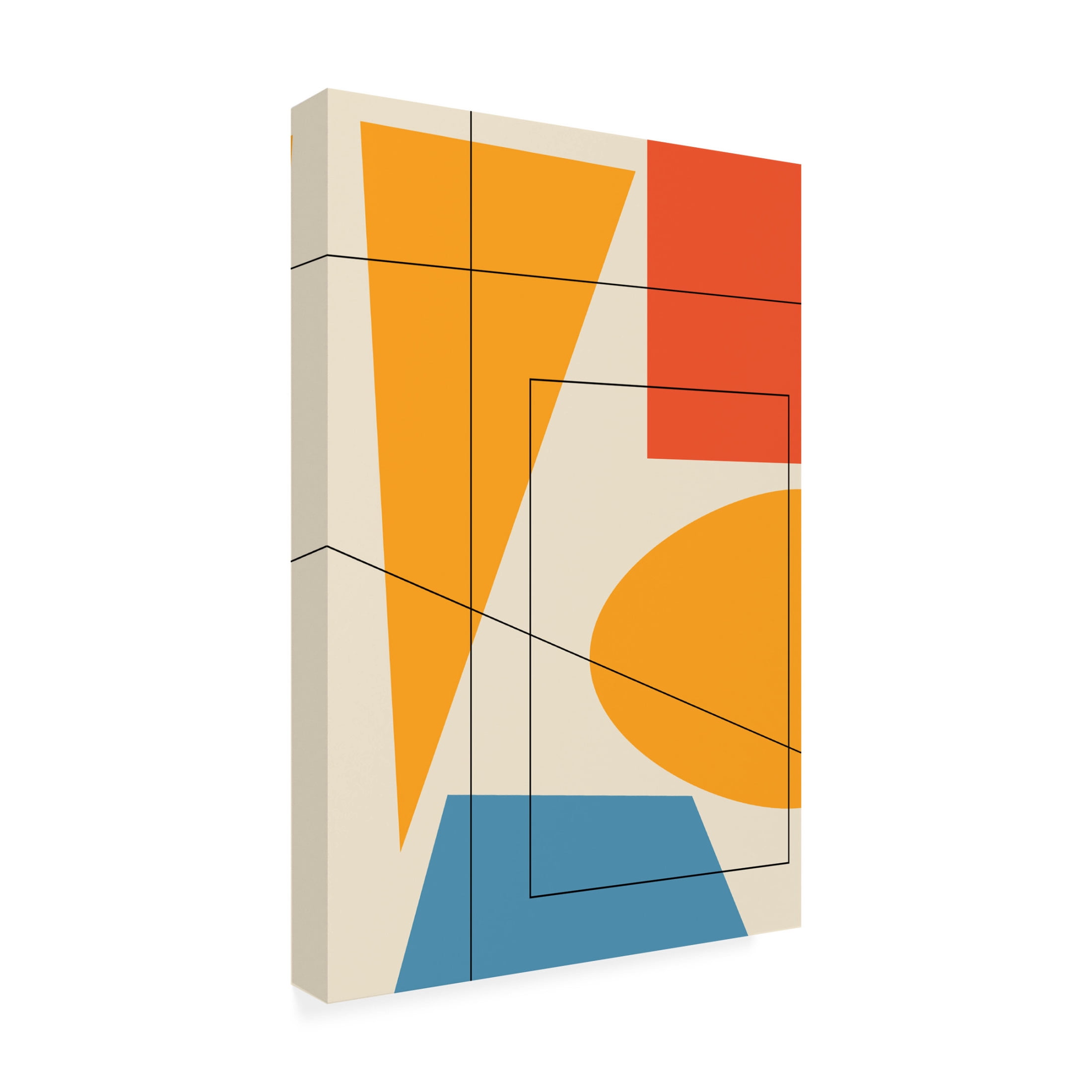 Trademark Fine Art Oju Design  Geometric 6 Canvas Wall Art