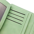thumbnail image 4 of MINKUROW Leather Women's Wallets With RFID Blocking,Fresh Short Zipper Wallet Fashion Ladies Large Capacity Multi-Card Wallet, 4 of 7