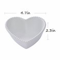 thumbnail image 4 of CHOOLD Ceramic Heart-Shaped Pudding Bowl Dessert Ramekin (Pink/White), 4 of 4