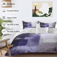 thumbnail image 4 of Purple Gray Bedding 3 Piece Duvet Cover Set Twin Size, Modern Oil Painted Art Abstract Geometric Soft Microfiber Comforter Cover with Zipper Closure & Pillowcases, Wrinkle & FadeResistant Quilt Cover, 4 of 9