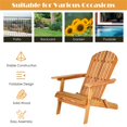 thumbnail image 6 of 3 PCS Adirondack Chair Set w/ Widened Armrest, 6 of 9
